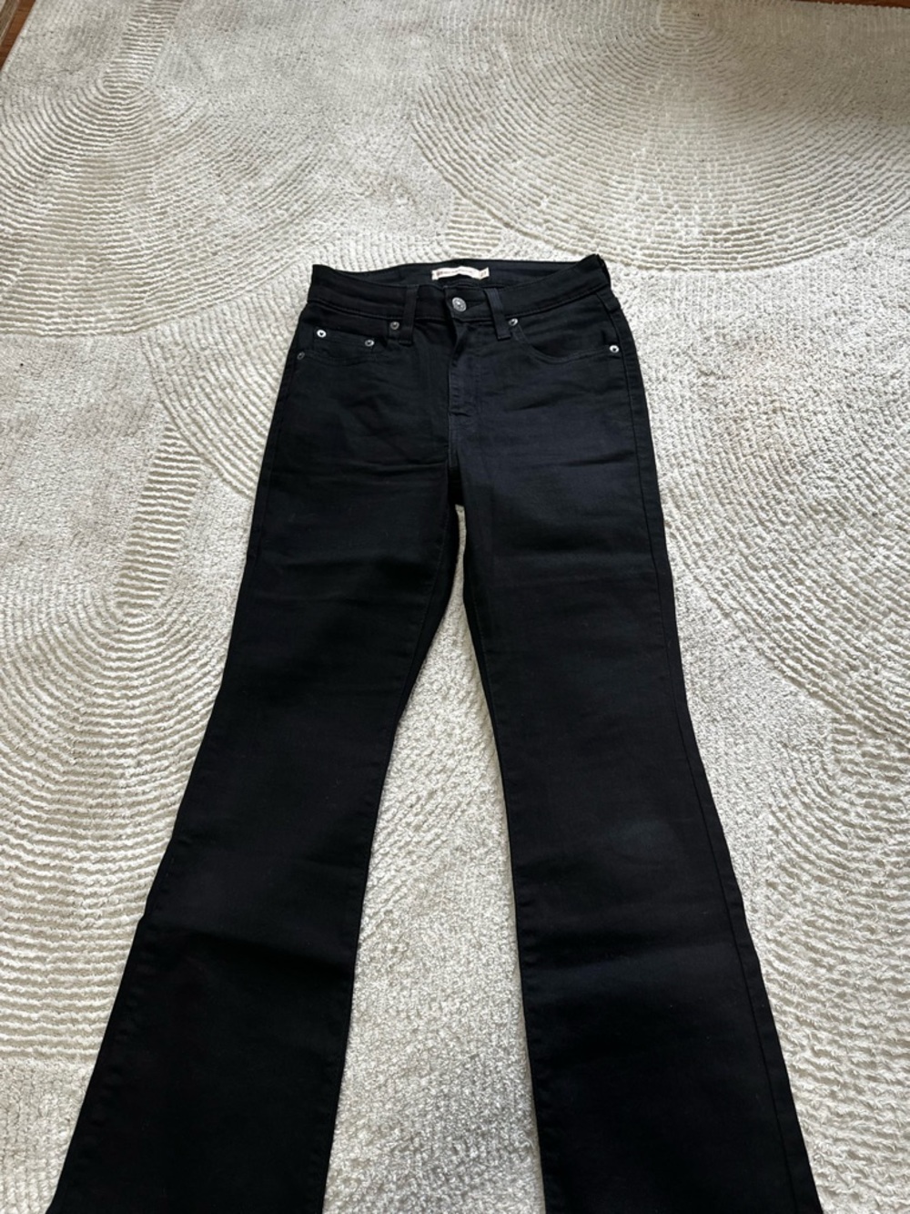 Levi’s, high rise, black, stretch, like new